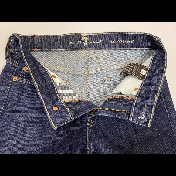7 FOR ALL MANKIND Women’s “Roxanne” Skinny Jeans Made in USA - Picture 3 of 7